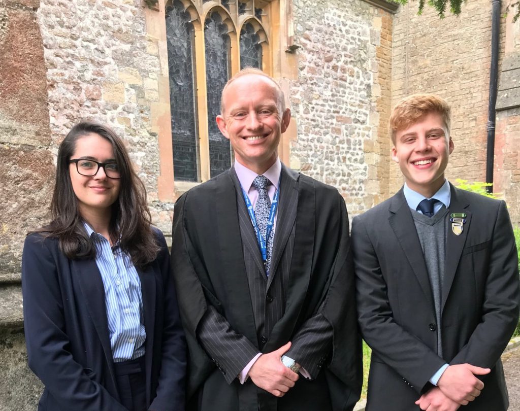 MEET OUR NEW HEAD GIRL AND BOY