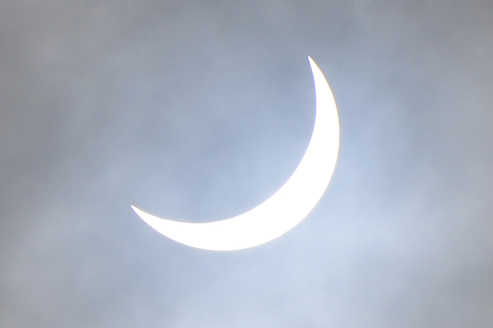 The solar eclipse at Warminster